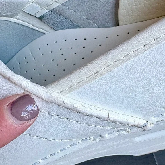 Dansko White Leather Slip-On Clogs Shoes Women 39 Narrow (US 8.5-9) Nurse Work - Picture 13 of 14